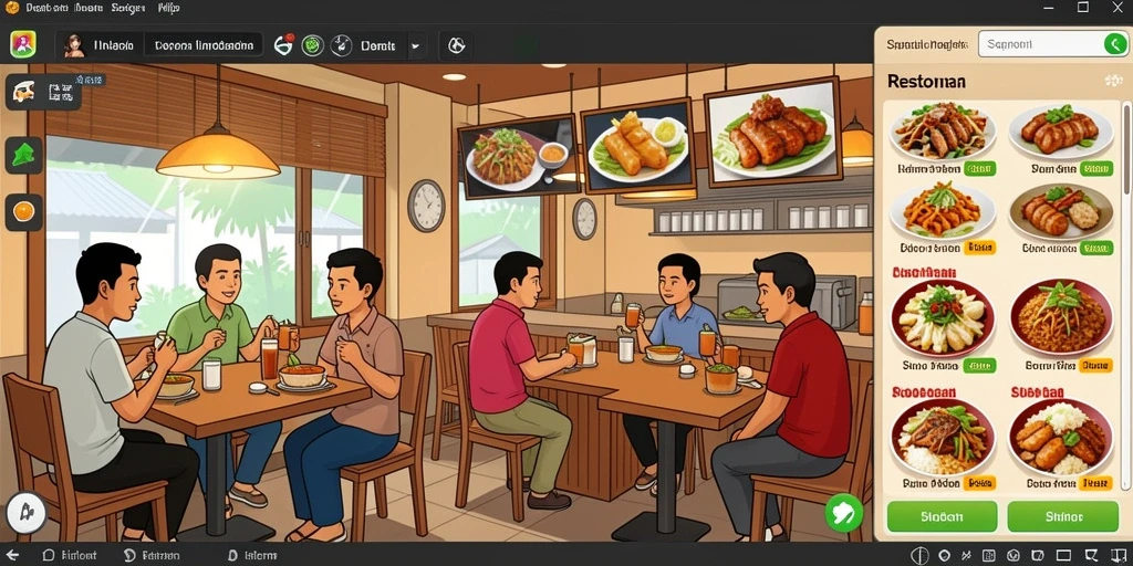 Screenshot menunjukkan karakter yang bisa dipilih oleh pemain.