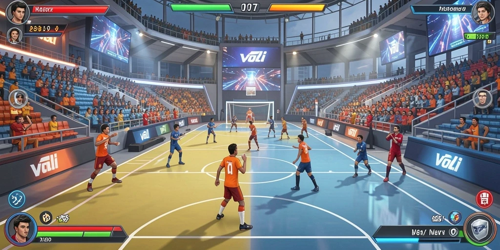 Screenshot gameplay yang menegangkan dan seru.